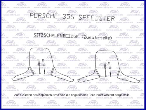 Teppich fuer 356 Speedstersitze, Paar