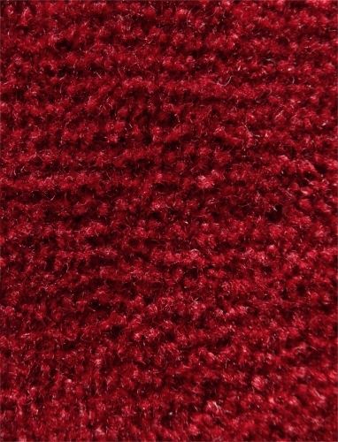 Muster Wollvelour 481 rot