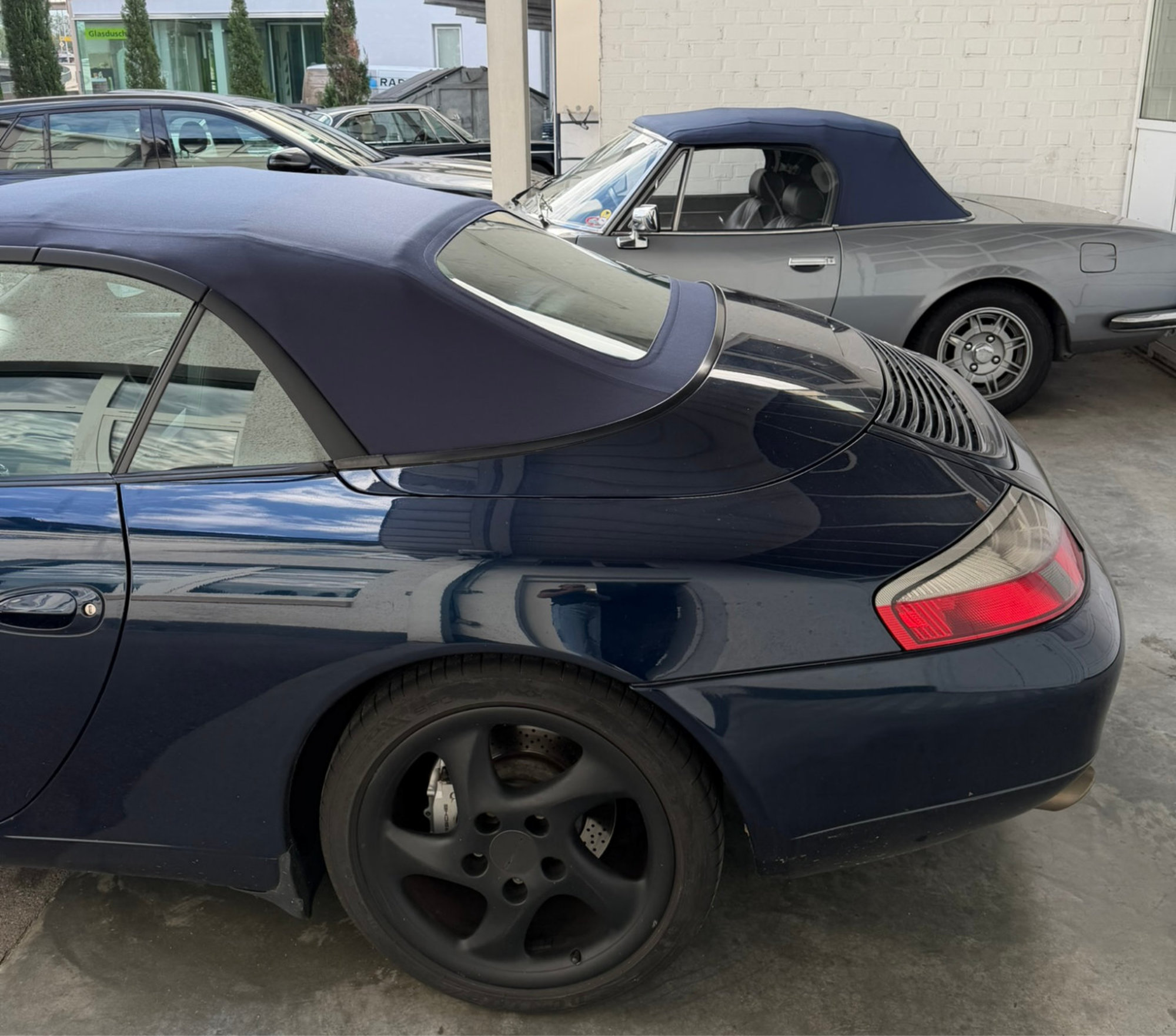 Verdeck Porsche 996 mit PVC-Scheibe