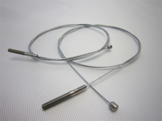 Spannseile seitlich vorn Mercedes Benz 220-300 S/SE W111/112 Cabrio, Paar