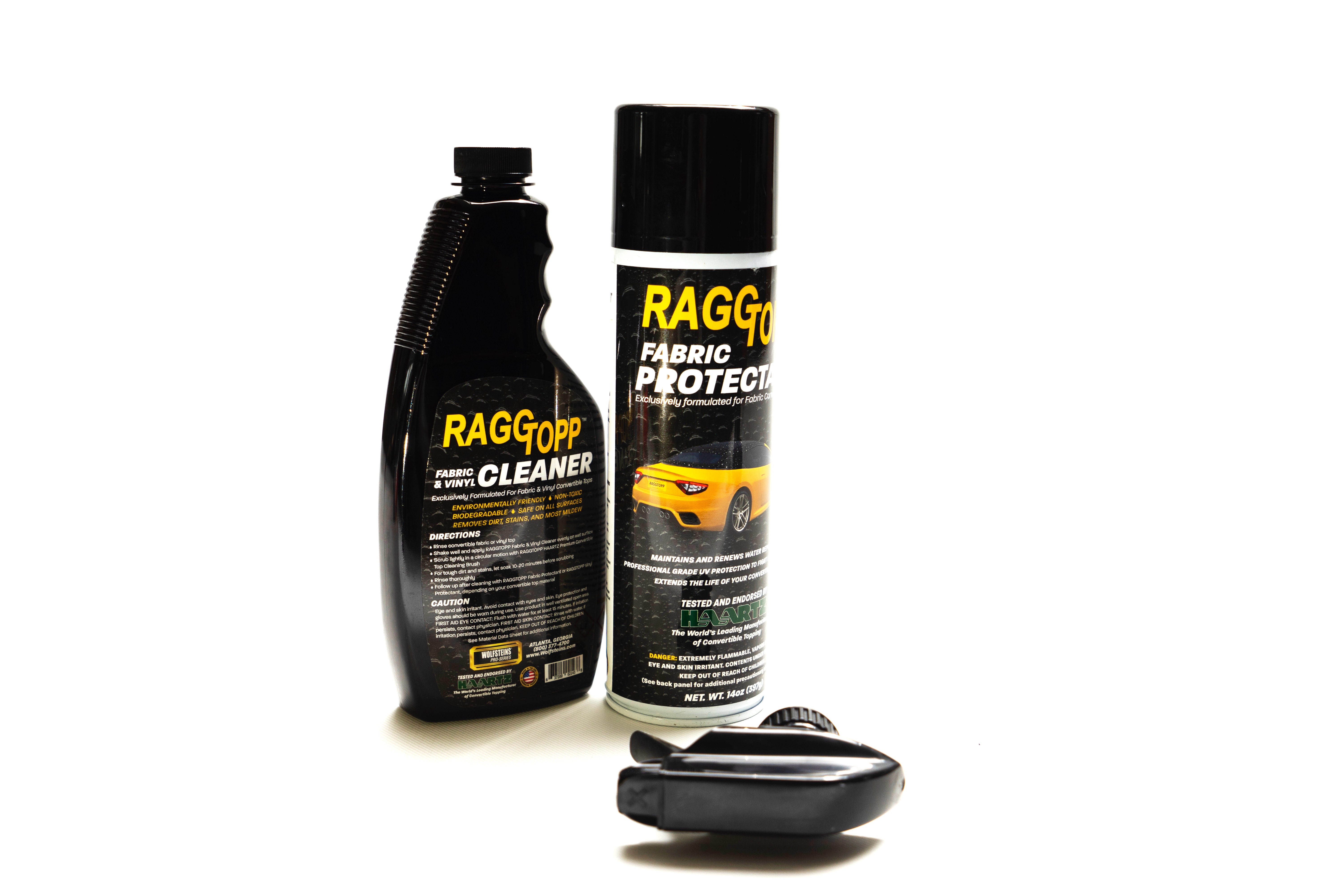 Cleaner and impregnator for fabric tops