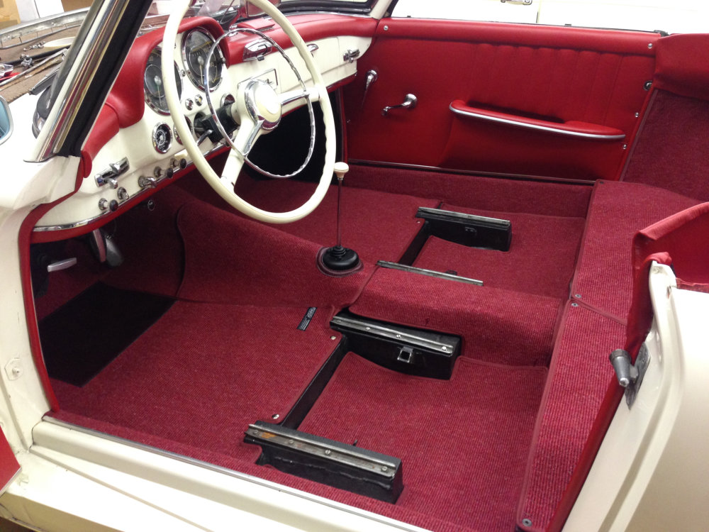Carpet set Mercedes-Benz 190 SL, Version 2-seater