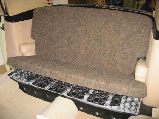 Seat back cushion for rear seat Mercedes-Benz Ponton