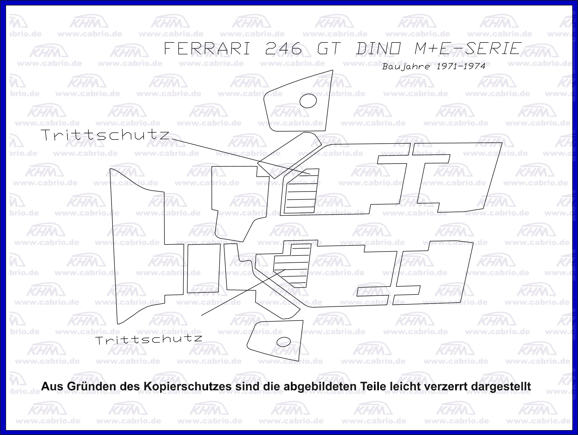 Teppichsatz Ferrari 206, 246