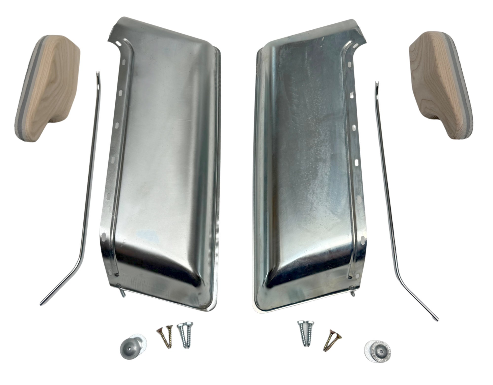Euro-designed door pocket with handles, for Mercedes-Benz 280 SL W113 Pagoda, pair