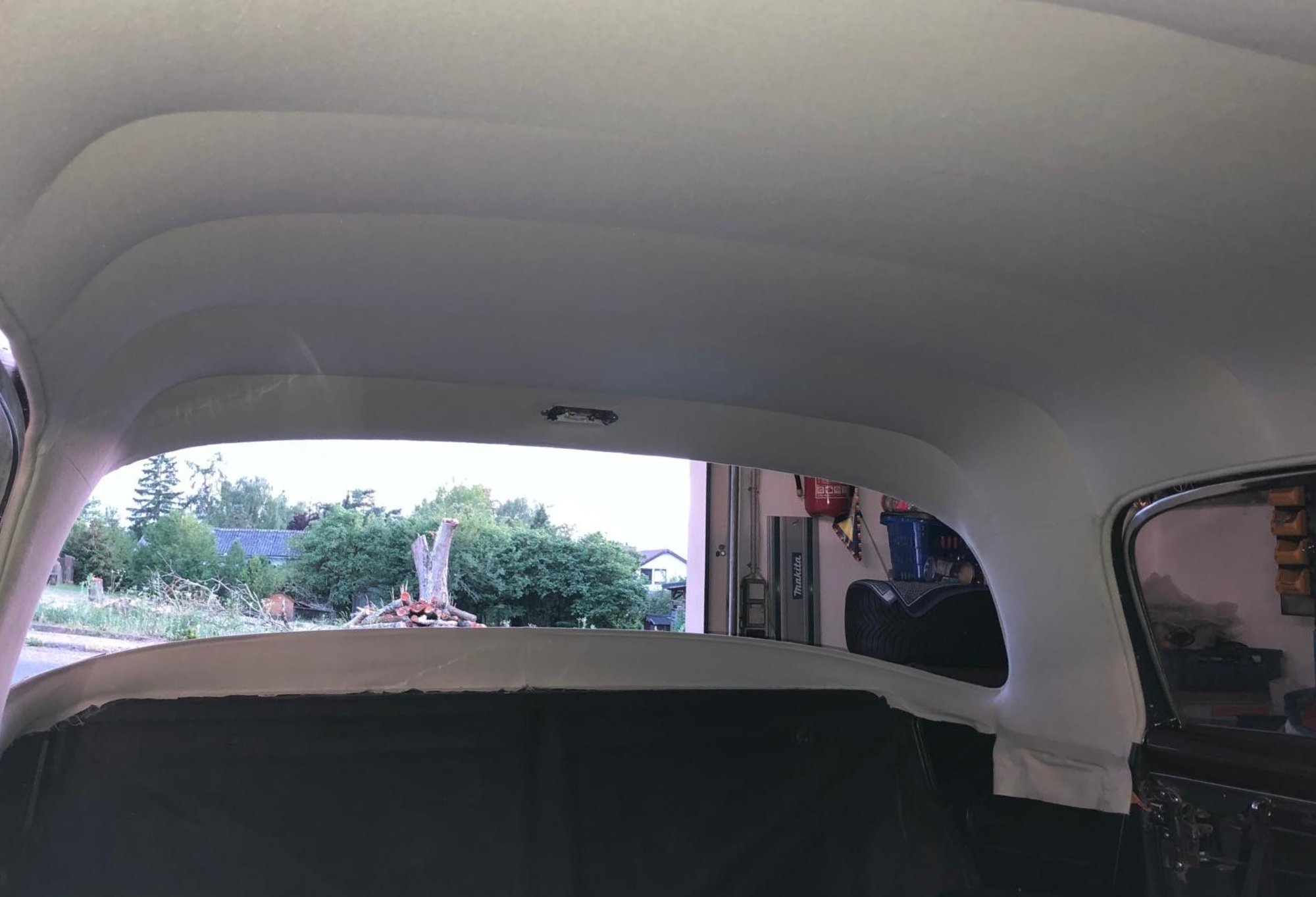 Himmel Mercedes-Benz 220S/SE Ponton Coupe ohne Schiebedach