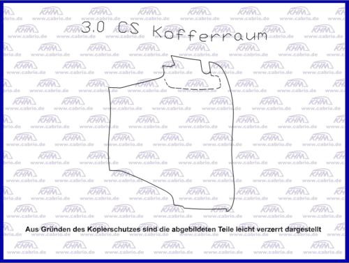 Kofferraumteppich 2000-3.0 CS E9