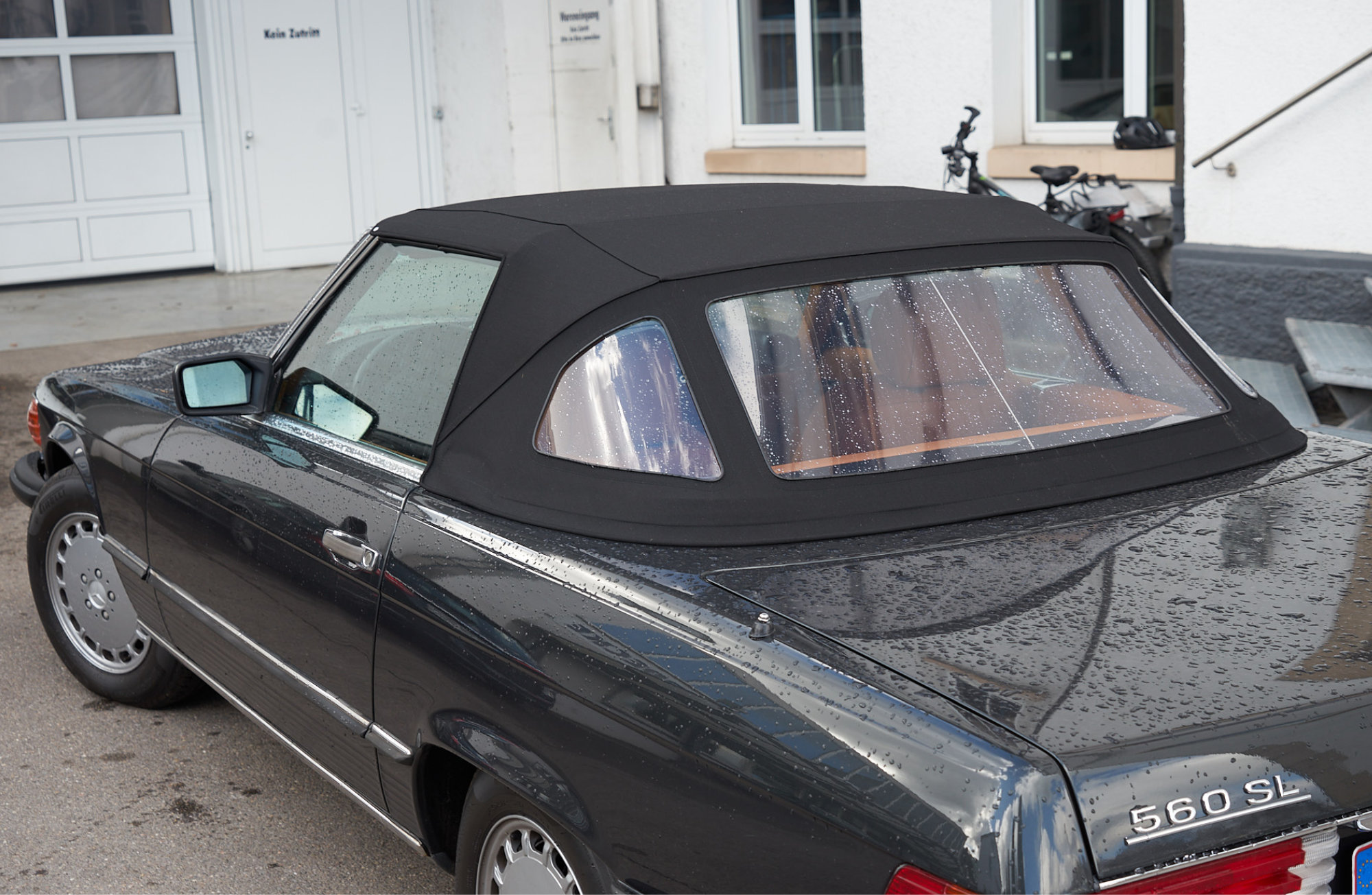 Verdeck Mercedes-Benz 280-560 SL W107 mit Gurten