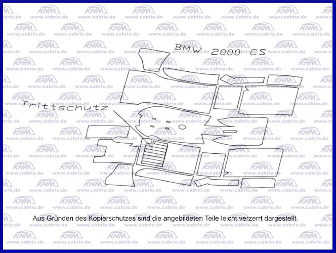 Teppichsatz BMW 1500-2000 CS, Neue Klasse Coupe